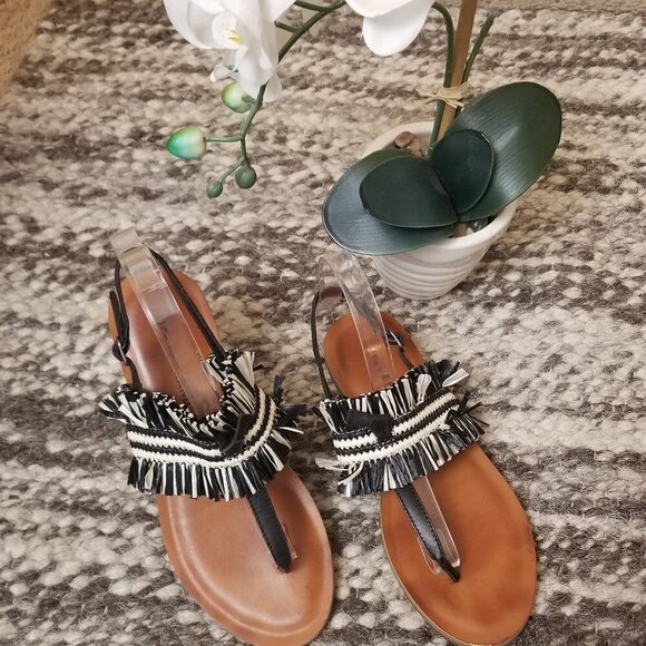 Lucky brand Straw Sandals - Picture 3 of 6